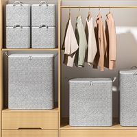 Ensemble de sacs de rangement pour vêtements et couettes transfrontaliers en tissu non tissé, capacité de 200 ml, sac de déménagement multifonction moderne pour salon