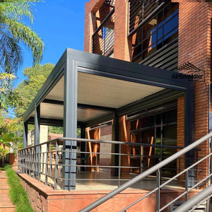 <span class=keywords><strong>Mini</strong></span> kits de <span class=keywords><strong>pergola</strong></span> en aluminium avec cadre enduit de poudre de toit à persiennes Installation facile Caractéristiques anti-pourriture Comprend des supports de <span class=keywords><strong>pergola</strong></span> - Product Image 6