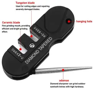 Amoladora de herramientas de acero de tungsteno multiusos, afilador rápido