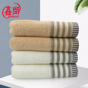 Toallas de algodón jacquard 35x75cm a rayas, absorbentes y suaves para la piel, ideales para regalo. - Product Image 5