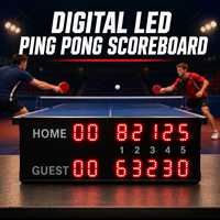 Compteur de scores électronique pour le tennis de table, tableau de scores pour le ping-pong, affichage clair des scores, compteur multi-ensembles avec scores de match