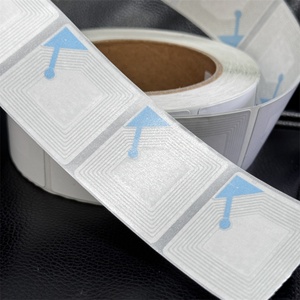 1000 pièces d'étiquettes de sécurité souples vierges RF 8,2 MHz 40*40mm pour la prévention des vols en centre commercial - Product Image 4
