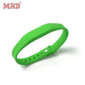 रफीड रिस्टबैंड एचएफ 13.56mhz वाटरप्रूफ एडजस्टेबल थप्पड़ Silicone कंगन बैंड - Product Image 4