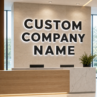 Letrero de Pared para Salón de Uñas y Pestañas, Letrero de Pared Retroiluminado Personalizado con Letras de Logotipo LED 3D para Recepción de Belleza