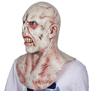 Masque intégral en latex <span class=keywords><strong>Lord</strong></span> <span class=keywords><strong>Voldemort</strong></span> pour cosplay de film, accessoires de costume, Halloween, fête costumée, couvre-chef d'horreur, visage effrayant - Product Image 4