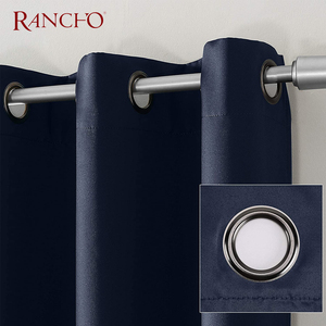 Rèm Che Tối Màu Đen Đục Lỗ Trực Tiếp Từ Nhà Máy Cho Phòng Khách - Product Image 3