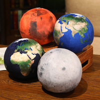 Oreiller de dessin animé créatif Jouet de planètes en peluche éducatif pour enfants Peluche de terre douce
