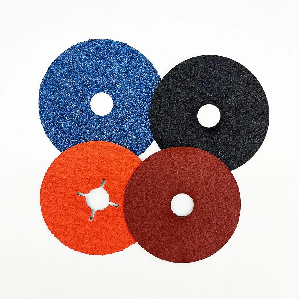 Волоконные диски абразивная керамика шлифовальный диск P36-P120 шлифовального волокна диск с отверстиями для шлифовальной машины