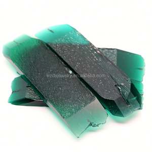 พลอยสังเคราะห์มรกตหยาบแบบไม่เจียระไนราคาต่อกะรัต - Product Image 5