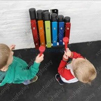 Outdoor Metal Percussion Instrument for Ensemble Adventure Park Playground Musical Instruments for Parks Schools Amusement