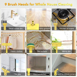 Steam <b>Mop</b> Household Corded High Temperature 9 In 1 Brush Head Mite Removal Sterilization Handheld Electric <b>Cleaning</b> Machine - Product Image 5