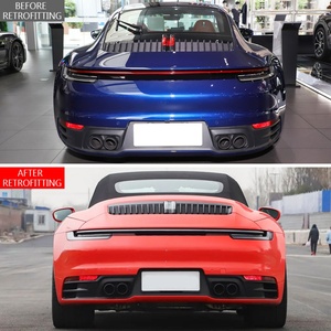 ชุดแต่งรถยนต์ 911 ปี 2019-2025 อัพเกรด 992 ไฟท้ายพื้นหลังสีดำ ไฟถอย ไฟเลี้ยว ชุดแต่งตัวถัง - Product Image 2