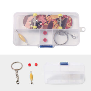 لعبة لوح التزلج الصغيرة الخشبية الاحترافية ، ألواح الأصابع الفارغة المخصصة ، قشرة القيقب ، رسومات نقل الحرارة - Product Image 3