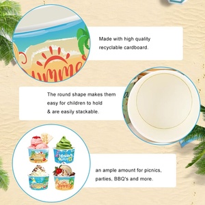 Biểu tượng tùy chỉnh in dùng một lần <span class=keywords><strong>Ice</strong></span> <span class=keywords><strong>Cream</strong></span> Bát sữa chua đông lạnh <span class=keywords><strong>Ice</strong></span> <span class=keywords><strong>Cream</strong></span> cốc giấy - Product Image 3