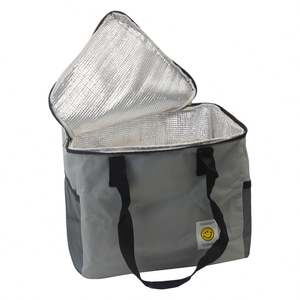 Bolsa Térmica de Alta Calidad con Diseño de Letras de Lujo, Bolsa de Entrega de Alimentos Aislada, Impermeable, Térmica, Moderna, Color Oro Rosa, con Logotipo Personalizado - Product Image 2