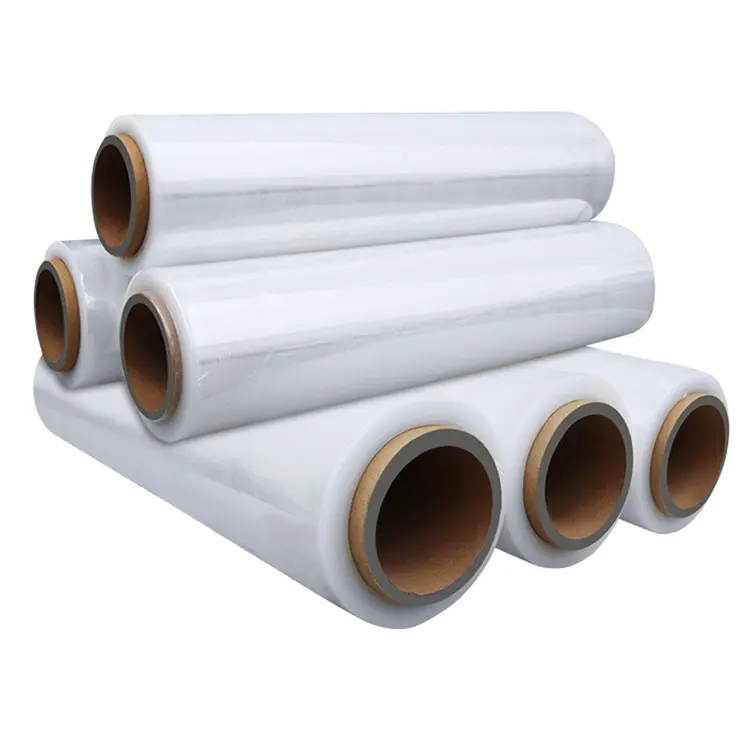 Wholesale Biodegradable Transparent LLDPE Stretch Wrap Cling Film Soft and Moisture-Proof for Packaging