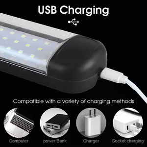 Linterna LED de Emergencia para Reparación de Automóviles, Resistente al Agua, con Base Magnética, Gancho para Colgar, Lámpara de Trabajo Recargable - Product Image 2