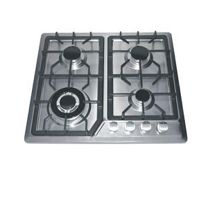 Fogão a Gás Portátil de Aço Inoxidável com 4 Queimadores Integrados, Operado por Bateria Elétrica para Uso Externo - Product Image 2