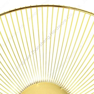 Iron Fruit <b>Basket</b> Bowl <b>Gold</b> Nordic Style Home <b>Storage</b> Desktop Fruit Bowl - Product Image 4
