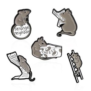 Spilla con spilla per animali da <span class=keywords><strong>notte</strong></span> spilla con smalto di topo - Product Image 5