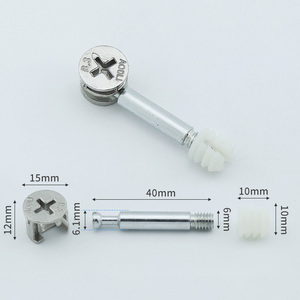 อุปกรณ์ฮาร์ดแวร์เฟอร์นิเจอร์แบบหนา 3 in 1 ตัวเชื่อมต่อแบบ Cam Lock สำหรับช่างทำเฟอร์นิเจอร์ อุปกรณ์ประกอบเฟอร์นิเจอร์ - Product Image 6
