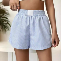 Nouveau short d'été OEM à taille haute et taille élastique boxer décontracté à carreaux shorts de gymnastique
