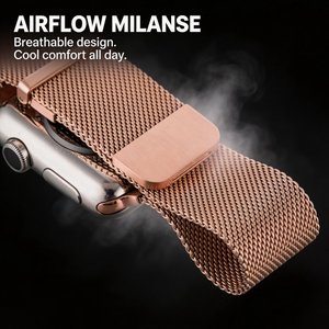 Bracelet de Montre en Gros à Double Fermoir Magnétique pour Montres Connectées <span class=keywords><strong>Apple</strong></span> 38mm/42mm, Élégant, Respirant en Acier Inoxydable CNC - Product Image 2