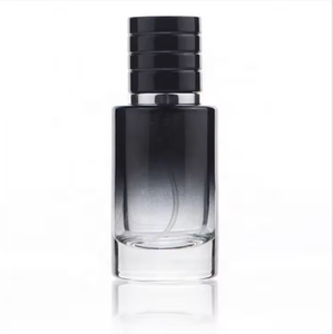 Cylinder Glass <b>Perfume</b> <b>Bottle</b> With Screw Cap Clear Body 30ml 50ml 100ml Empty Fragrance Container Industrial Use - Product Image 1