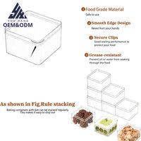 Boîtes en plastique transparentes écologiques de qualité alimentaire, mini boîtes à mousse, glaces, gelées pour collations, contenants pour tiramisu, desserts