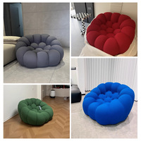 Fauteuil inclinable individuel monobloc compressible, design bulle citrouille, pour le football, pour mobilier d'intérieur