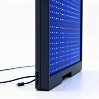 Panneau de sol LED RGB professionnel Abyss - Carreaux miroir infini multicolores pour l'éclairage haut de gamme des bars et discothèques