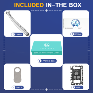 Z800LG Handpiece Turbin Udara Portabel, Kepala Mini Bedah Kecepatan Tinggi Generator Otomatis Led Harga <span class=keywords><strong>Unit</strong></span> Kursi <span class=keywords><strong>Dental</strong></span> - Product Image 6