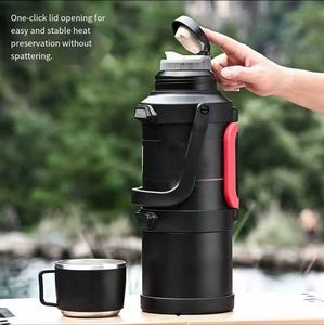 Botella Térmica de Acero Inoxidable, Termo para Agua, Té y Café, Mantiene <span class=keywords><strong>la</strong></span> Temperatura, en Oferta - Product Image 6
