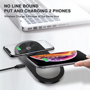 Hot Verkoop Bureau 15W Draagbare Telefoon Opladers Draadloze Oplader <span class=keywords><strong>3</strong></span> In Een Bijzettafel Met Draadloze Oplader - Product Image 3