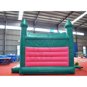 Château gonflable vert commercial pour enfants, certifié EN, pour <span class=keywords><strong>location</strong></span> événementielle, support OEM - Product Image 4