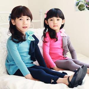2017 Girls Clothing Suits Children Clothes Stock <b>Islamic</b> Plain Tshirt - Product Image 2