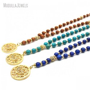 MU19645 azul real turquesa Misbah Hadhrat <span class=keywords><strong>Zahra</strong></span> islámico 33 cuentas de oración oro musulmán Alá Tasbeeh Tasbih chapado en oro religioso - Product Image 3