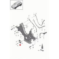 Support de montage du joint d'étanchéité du vilebrequin 94810191020 94810191004 94810191003 94810121003 pour Porsche Cayenne Panamera GTS S V8