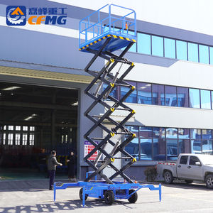 Plateforme élévatrice à ciseaux hydraulique mobile CFMG 4m-16m, plateforme de travail en hauteur, type manuel, prix de la plateforme élévatrice - Product Image 4