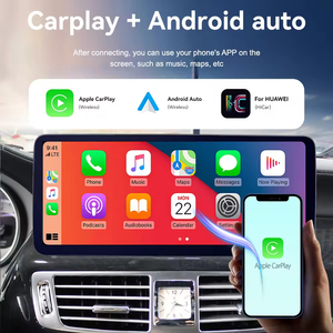 Carplay de 12,3 pulgadas para mercedes-benz <span class=keywords><strong>GLA</strong></span>/CLA/Clase A 2013-2015 Android 13 unidad principal de reproductor Multimedia de navegación GPS - Product Image 3