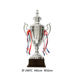 Premi di 40-60CM di altezza del trofeo del mondo Made in cina per i campionati di vendita all'ingrosso di vendita calda di Design libero trofeo di calcio - Product Image 3