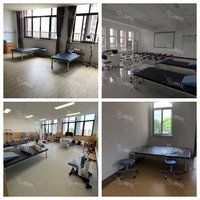 Table d'examen médical SPA JINYU en acier inoxydable de haute qualité, modèle JY-XLC 190*78*46cm, robuste et durable