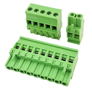 Bloco terminal do cabo de cobre tipo 180 graus fêmea lug neutro XK2EDGKA-5.08MM conector pitch - Product Image 3