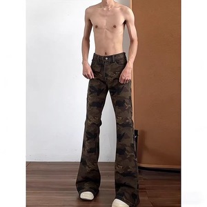 Jeans Retro de Camuflaje para Hombre, Elegantes y de Moda, Pantalones Micro Pull-Up - Product Image 3