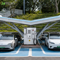 Station de recharge pour flotte de véhicules électriques 240 kW JApower, stockage d'énergie par batterie 125 kW 372 kWh tout-en-un avec onduleur hybride Solis