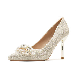 New Women High Heels Shoes Female PU Leather <strong>Pumps</strong> Sandals Sexy Party Office Lady Banquet Shoes Fashion Comfortable Simple - Product Image 5