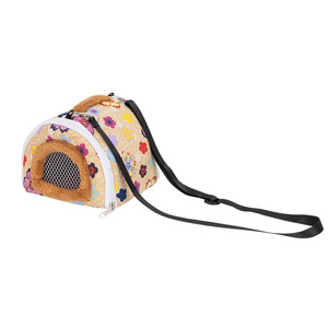 Bolsa de Transporte para Mascotas con Estampado de Osito, Bolsa Transpirable de Malla para Gatos, Perros Pequeños y Hámsteres, para Viajes al Aire Libre - Product Image 4