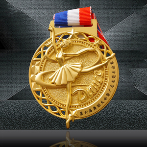 Tùy chỉnh giải thưởng chủng tộc lưu niệm huy chương thể thao Huy chương 3D thiết kế đồng thau vàng bạc Bronze kim loại múa ba lê tùy chỉnh khiêu vũ huy chương - Product Image 2