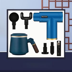 Ensemble personnalisable de luxe : Pistolet de massage et tasse de bureau – Cadeaux d'entreprise, cadeaux pour expositions scolaires, coffrets cadeaux créatifs - Product Image 2