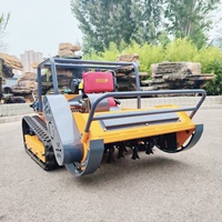 Tondeuse à gazon robotisée compacte, largeur de coupe de 800 mm, moteur à essence, légère, pour jardin résidentiel